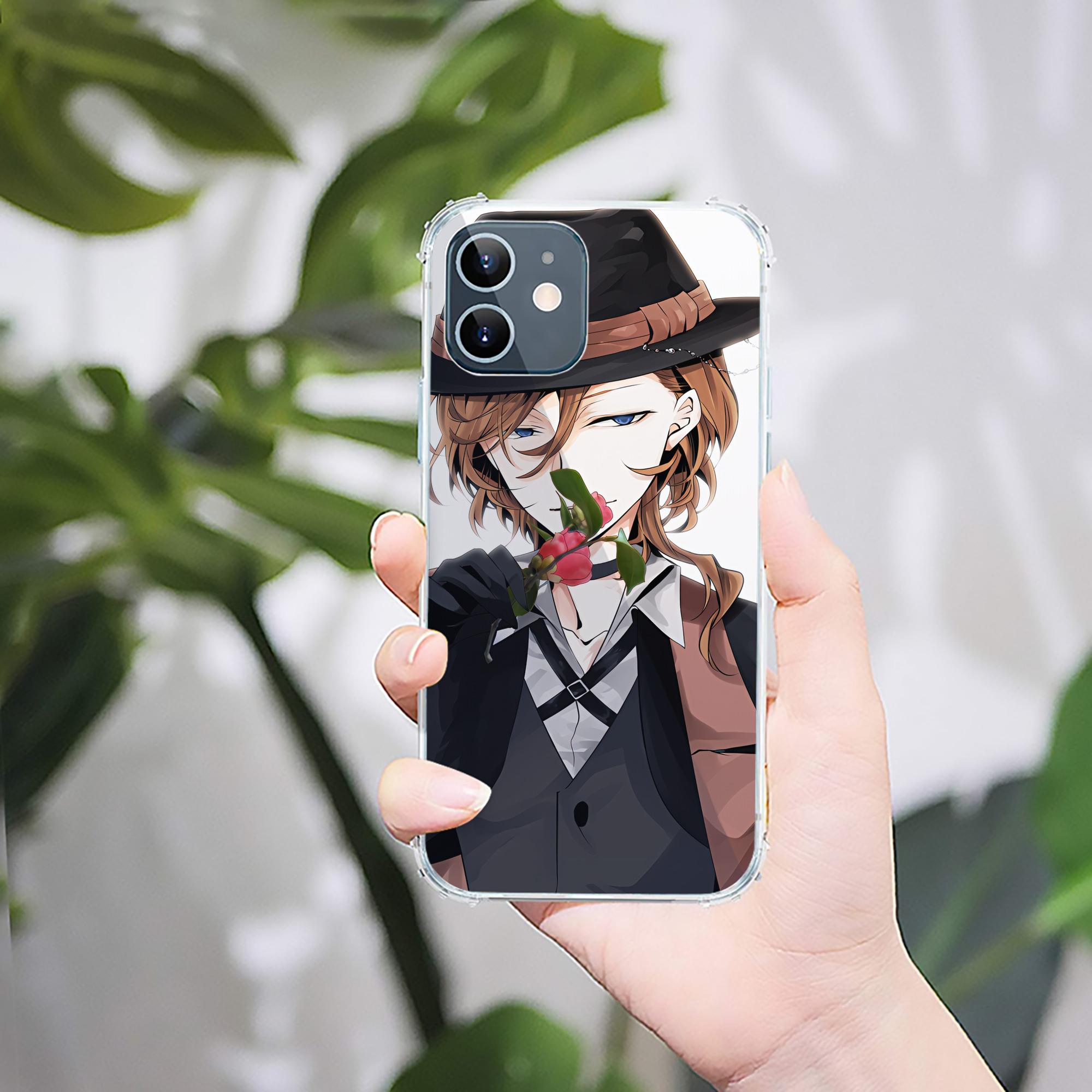 （画像用） 文豪ストレイドッグス Bungo Stray Dogs 【iPhone 12シリーズ対応】透明スマホケース（クリアソフトケース）